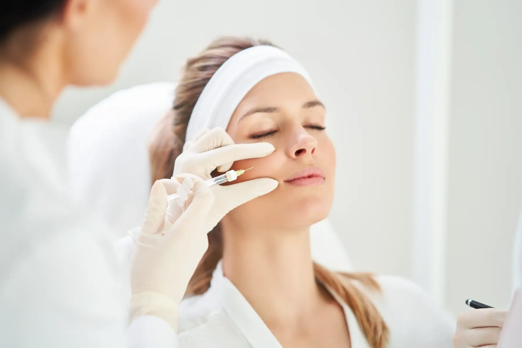 Botox 1 Injectable facial treatment procedure at a medspa.